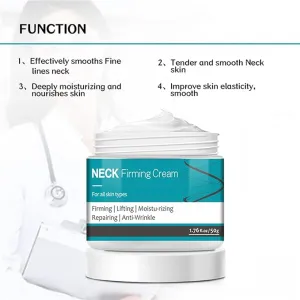 Shefave Neck Firming Cream, Hyaluronic Acid Neck Cream Double Chin Reducer Anti Wrinkle Face Cream - Skin Tightening and Lifting Cream Whitens Swan Neck Beauty Neck Cream Face Moisturizer for Women