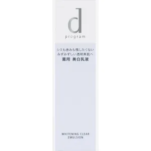 Shiseido d program Whitening Clear Emulsion 100ml