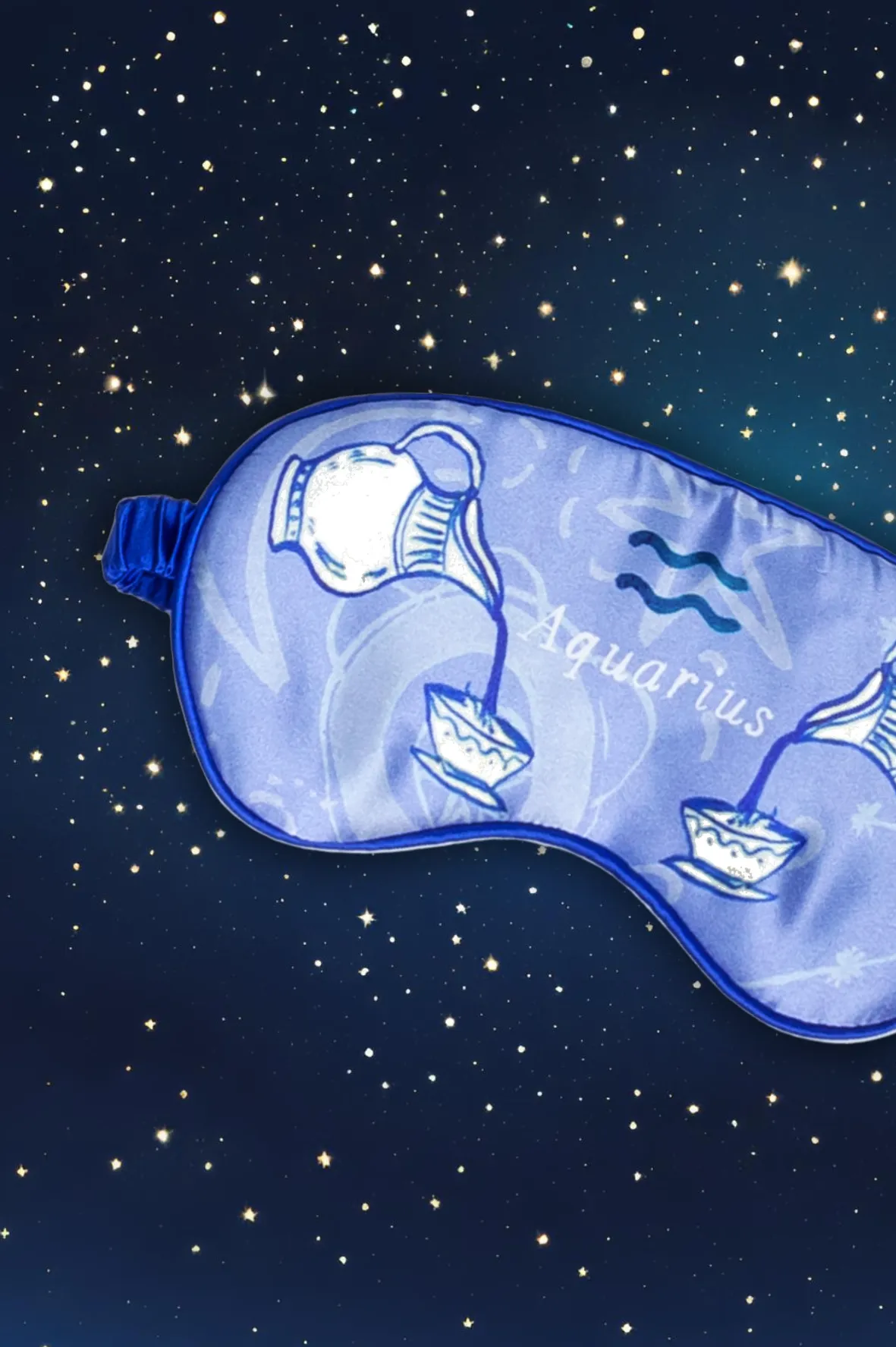 Silk Eye Mask / "Aquarius"