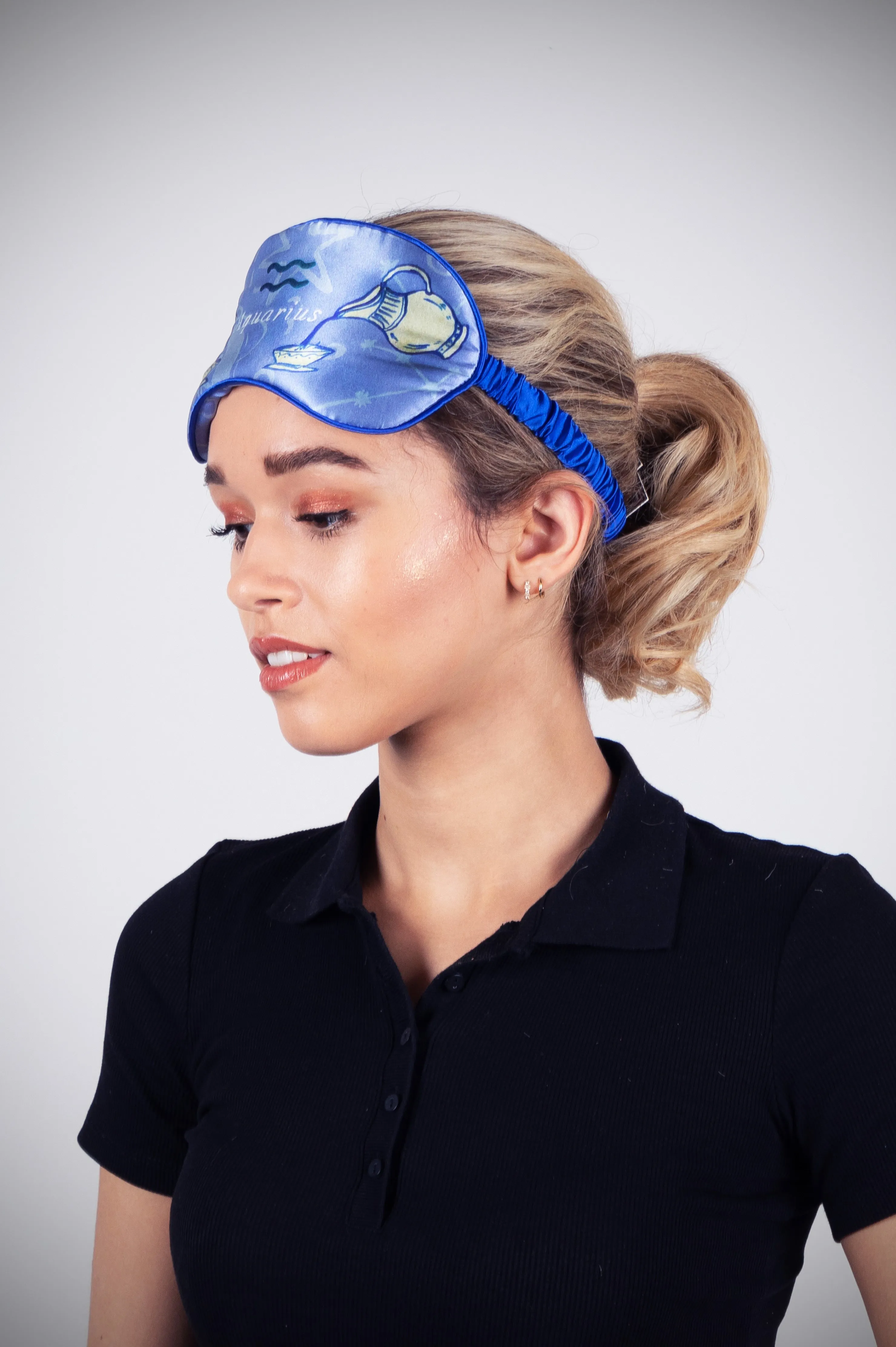 Silk Eye Mask / "Aquarius"