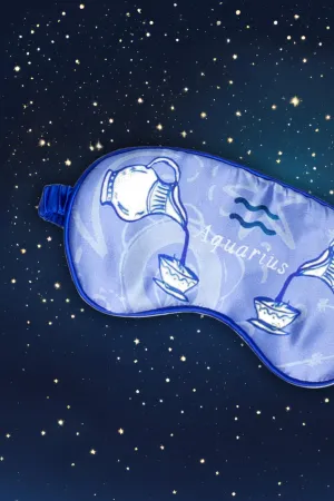 Silk Eye Mask / "Aquarius"