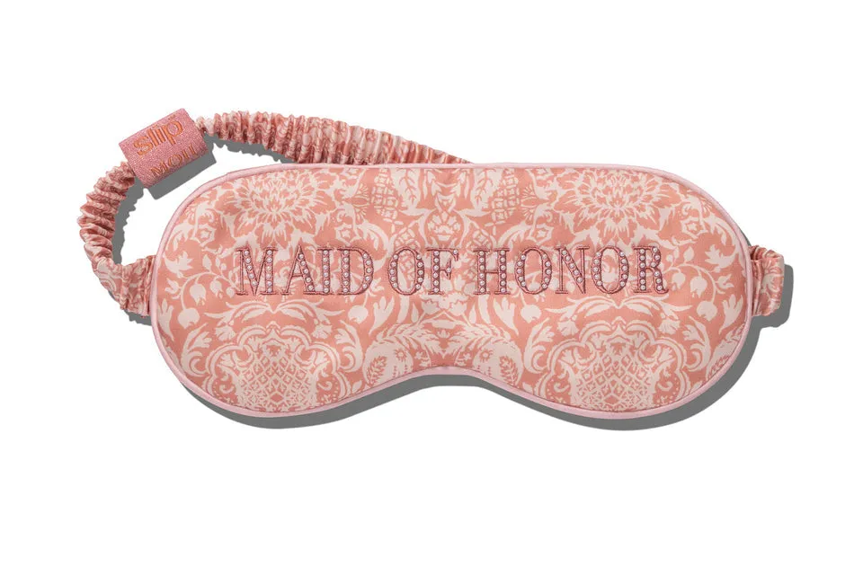Slip slip sleep mask - maid of honour