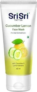 Sri Sri Face Wash Cucumber Lemon 60 ml