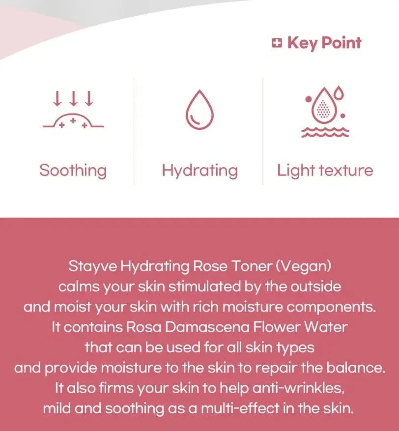 Stayve Hydrating Rose Toner