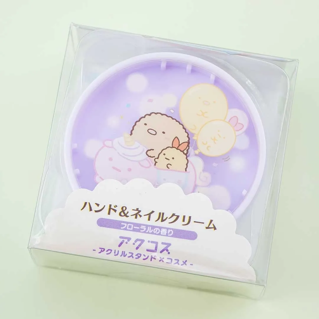 Sumikko Gurashi Tonkatsu Hand & Nail Cream Compact - Floral