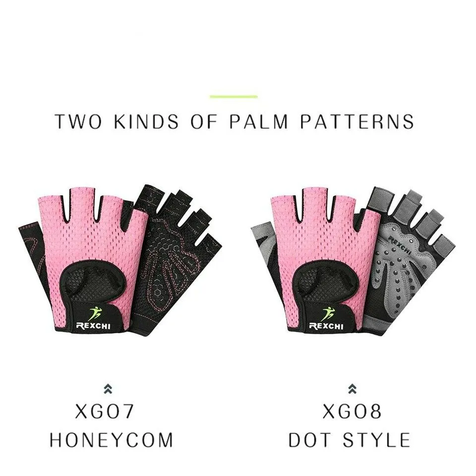 Summer men/women fitness gloves gym weightlifting cycling yoga bodybuilding training thin breathable non-slip half finger gloves