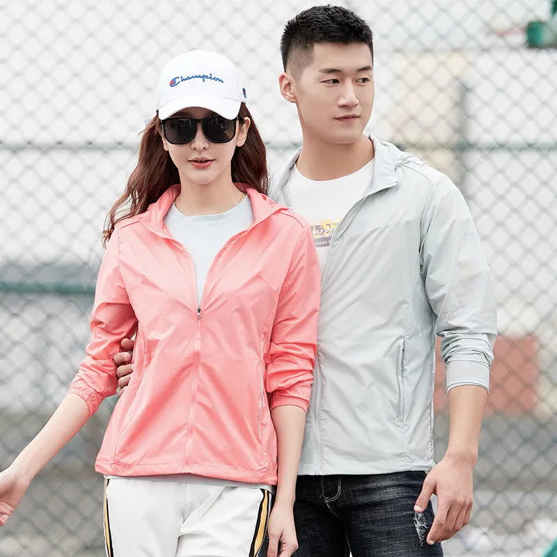 Sun Resistant Clothes Outdoor Sun-Proof Clothes Women's Elastic Breathable Men's UV Resistance Sun-Protective Clothing