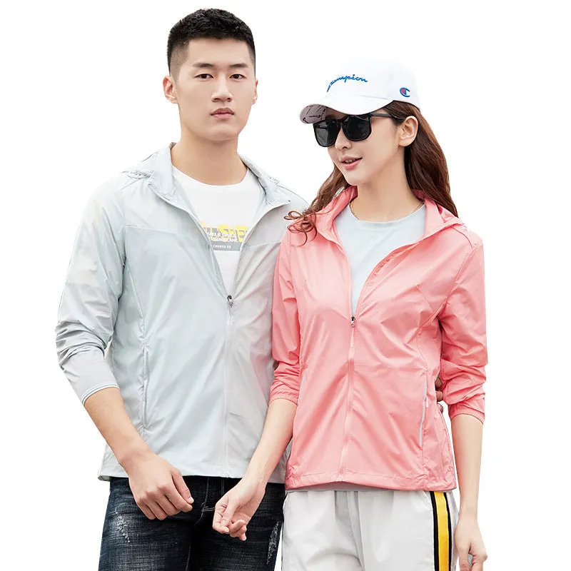 Sun Resistant Clothes Outdoor Sun-Proof Clothes Women's Elastic Breathable Men's UV Resistance Sun-Protective Clothing
