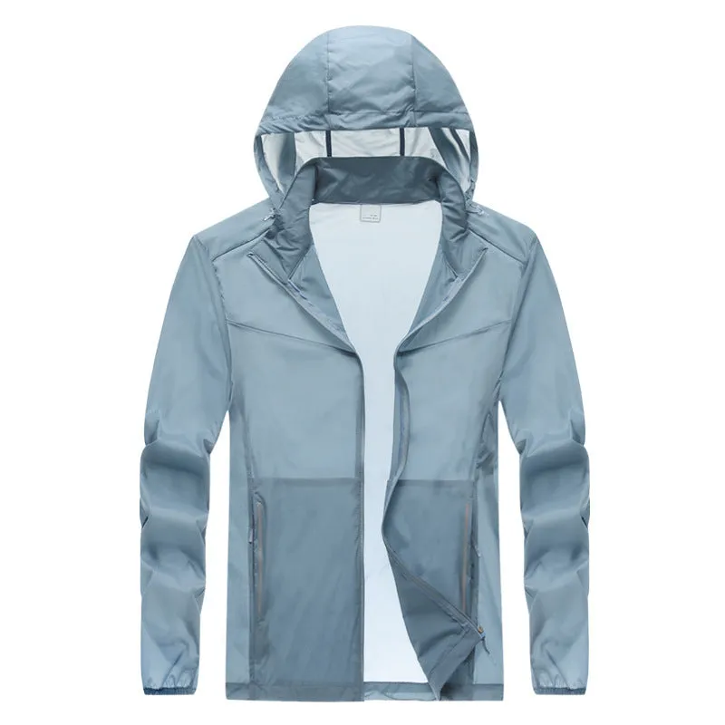 Sun Resistant Clothes Outdoor Sun-Proof Clothes Women's Elastic Breathable Men's UV Resistance Sun-Protective Clothing
