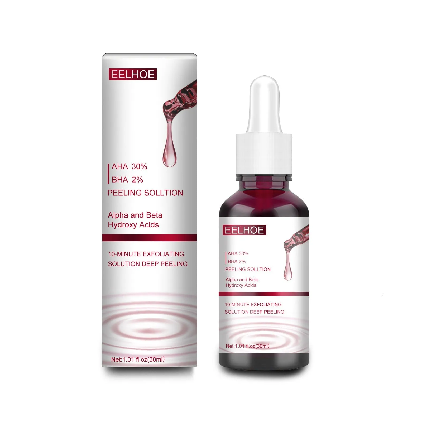 Tartaric Acid Salicylic Acid Essence Exfoliating Closed Blackhead Acne Pore Shrinking Essence