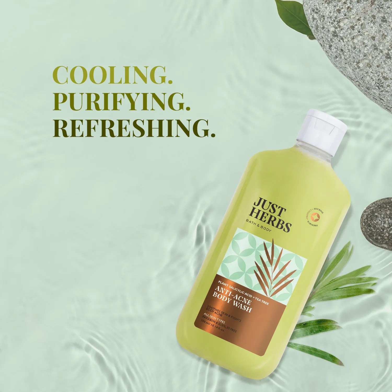 Tea Tree Anti-acne Body Wash with Plant Salicylic Acid