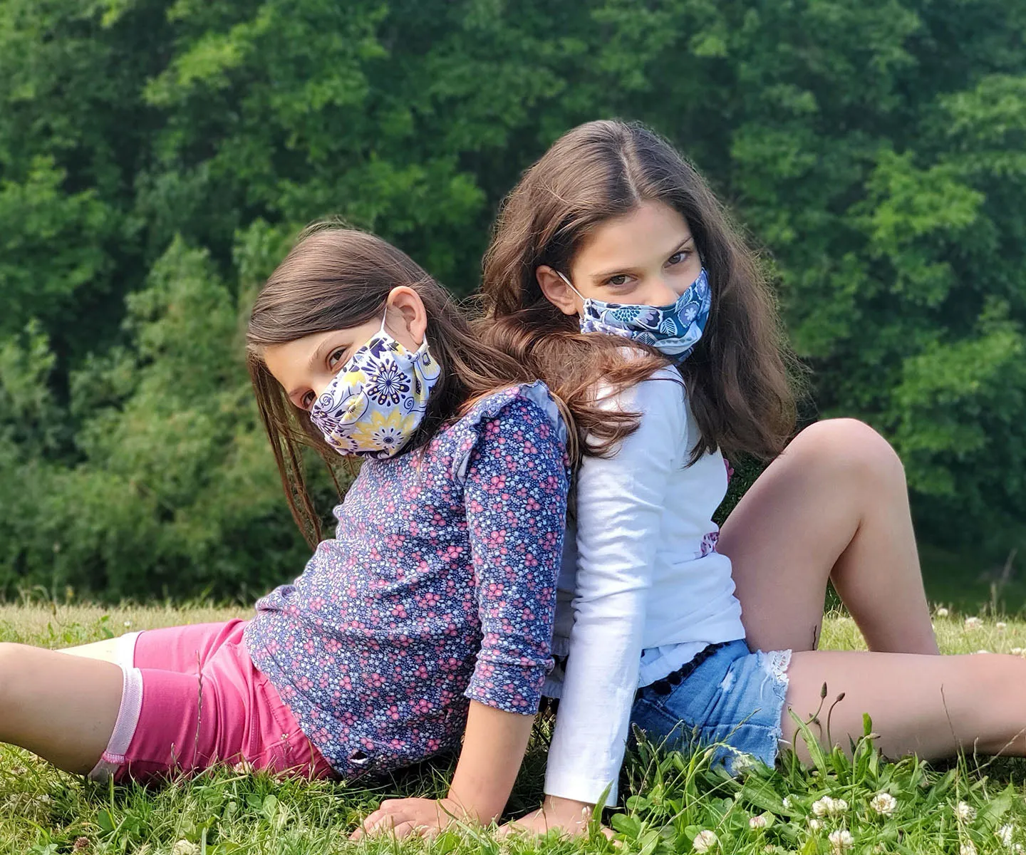 The Civvy Face Mask (Girl's Basic Pleated) - Prints