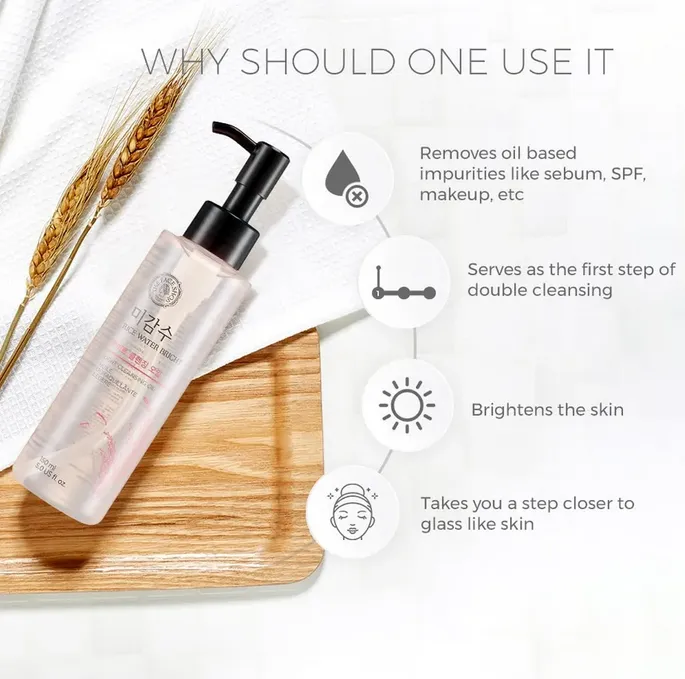 THE FACE SHOP Rice Water Bright Light Cleansing Oil 150mL