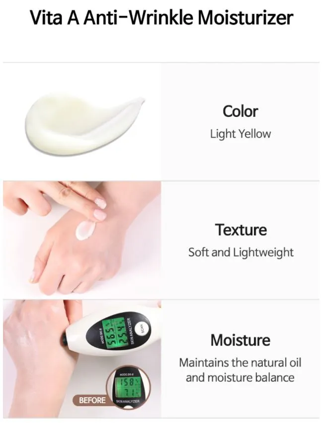 TIAM Vita A Anti-Wrinkle Moisturizer 80ml
