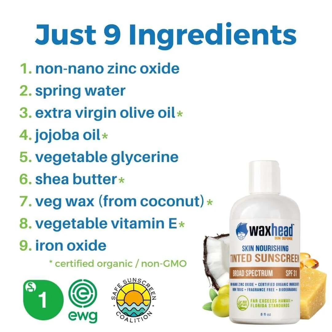 Tinted Facial Sunscreen (8oz only)