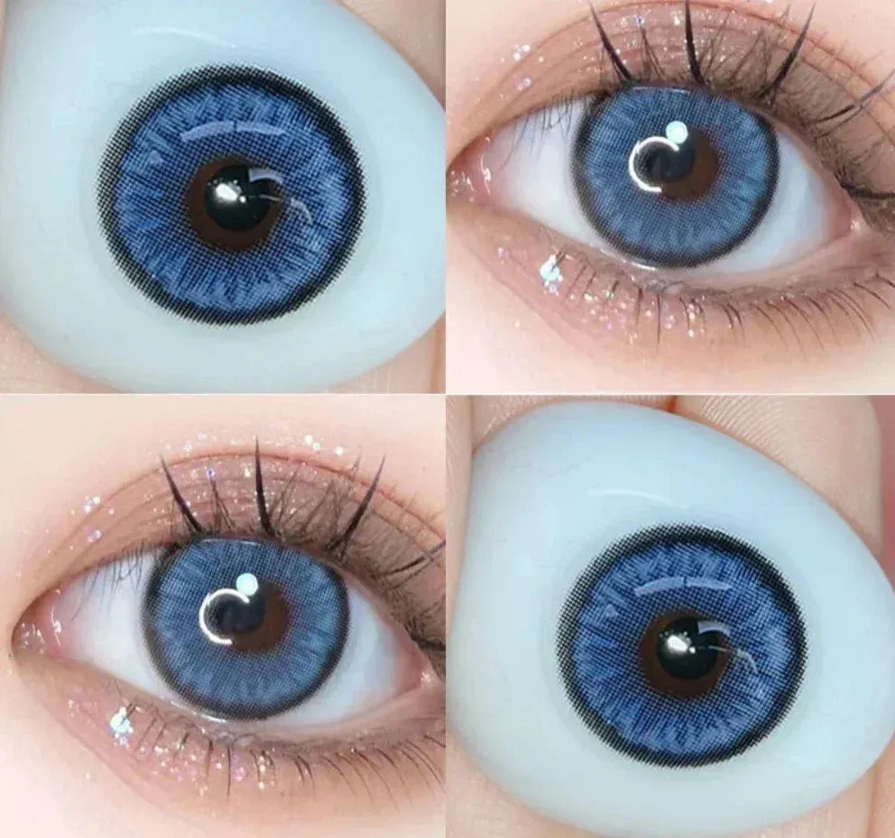 Toleet-Christmas Thanksgiving Outfits_qgtao  1 Pair Natural Colored Contact Lenses with Degree Myopia Lenses Korean Lenses High Quality Lenses Green Lenses