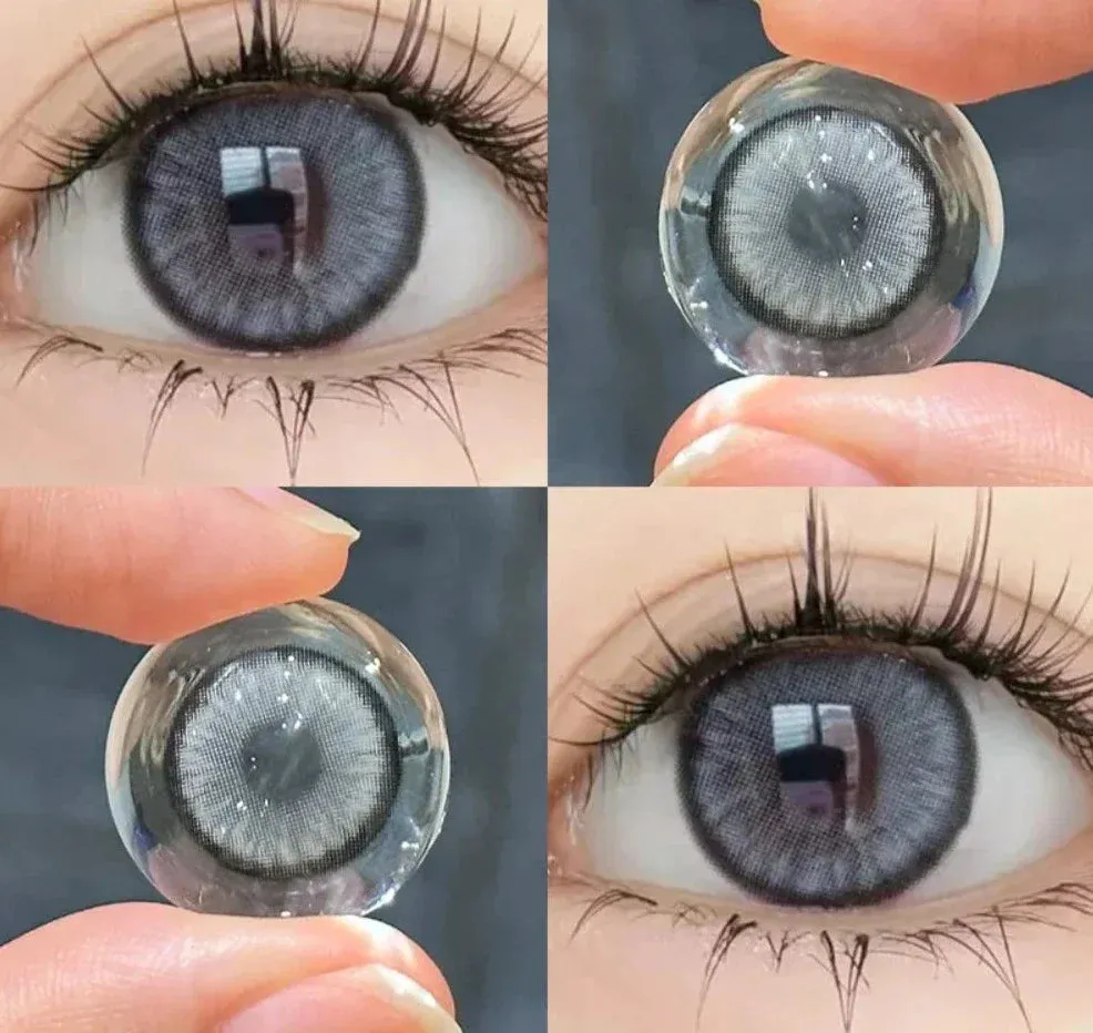 Toleet-Christmas Thanksgiving Outfits_qgtao  1 Pair Natural Colored Contact Lenses with Degree Myopia Lenses Korean Lenses High Quality Lenses Green Lenses