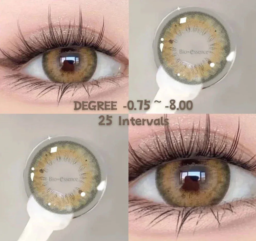 Toleet-Christmas Thanksgiving Outfits_qgtao  1 Pair Natural Colored Contact Lenses with Degree Myopia Lenses Korean Lenses High Quality Lenses Green Lenses