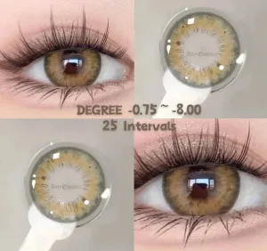 Toleet-Christmas Thanksgiving Outfits_qgtao  1 Pair Natural Colored Contact Lenses with Degree Myopia Lenses Korean Lenses High Quality Lenses Green Lenses