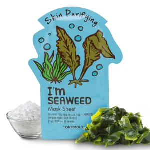 TONYMOLY I'm Seaweed Sheet Masks - Skin Purifying - Face Mask | Korean Skin Care