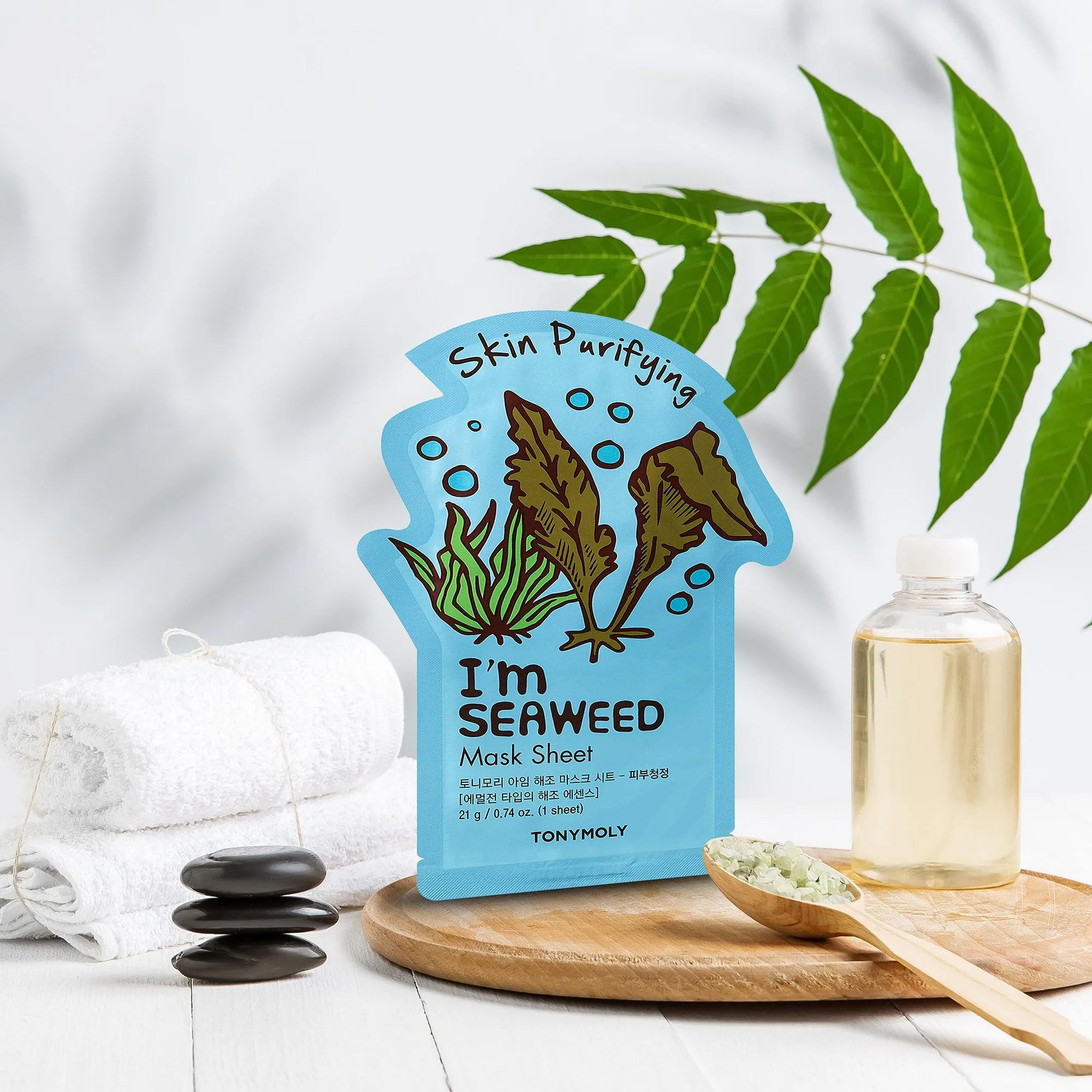 TONYMOLY I'm Seaweed Sheet Masks - Skin Purifying - Face Mask | Korean Skin Care