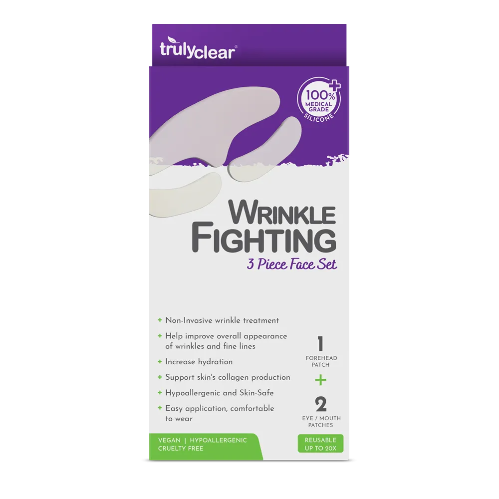 Truly Clear Wrinkle Fighting Silicone 3 Piece Face Set