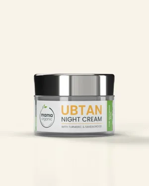 Ubtan Night Cream - 50g For Glowing Skin With Turmeric & Sandalwood