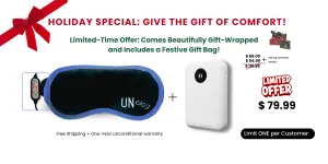 UNCLOG Heated Eye Mask with Rechargeable Battery – Soothing Relief for Dry Eyes & MGD | Limited Holiday Special!