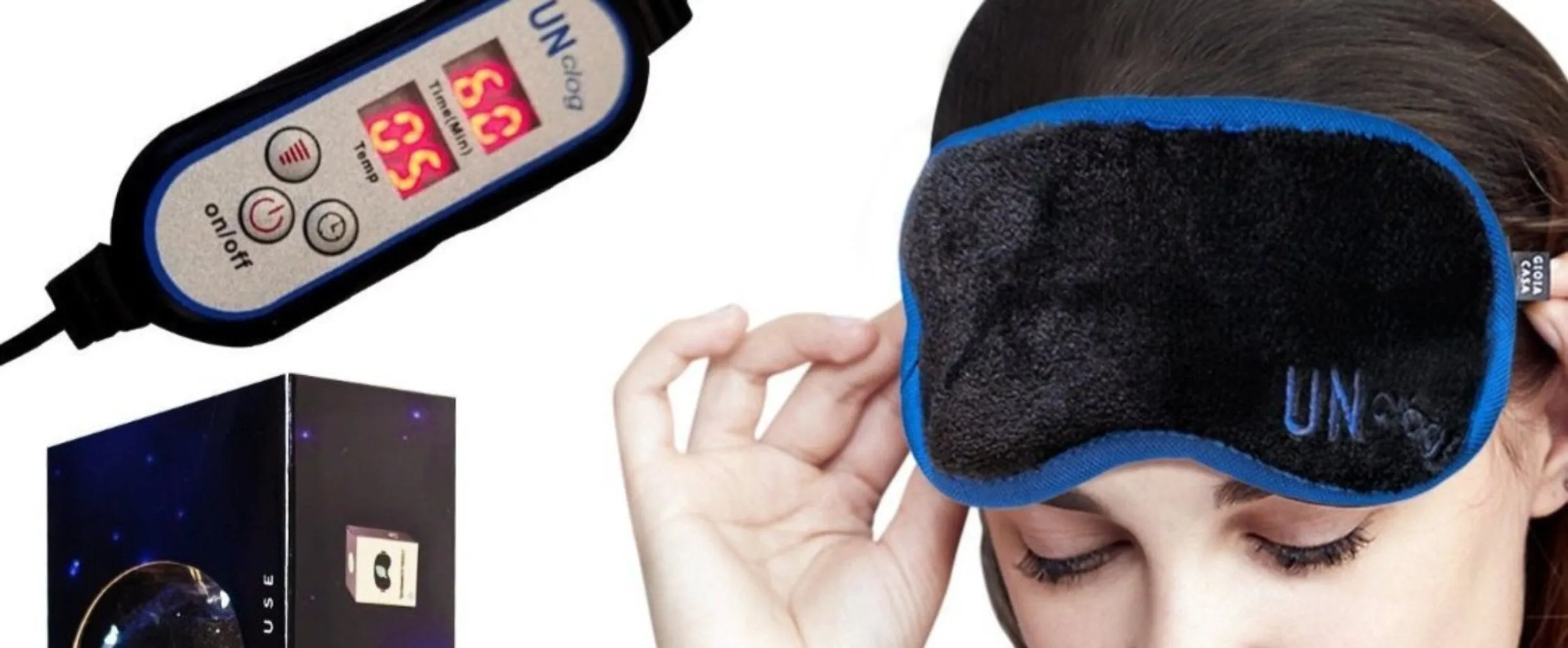 UNCLOG Heated Eye Mask with Rechargeable Battery – Soothing Relief for Dry Eyes & MGD | Limited Holiday Special!