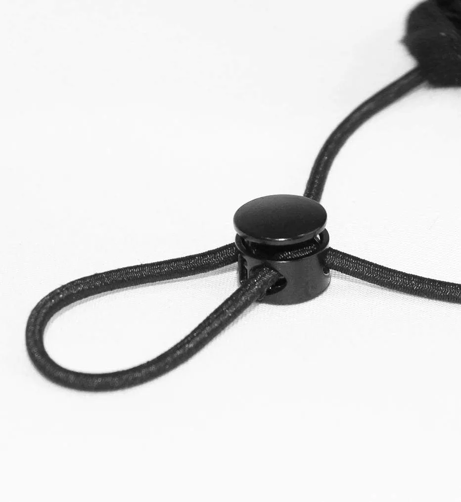 Unisex Grunge Frayed Wrinkle Ropes Masks With Disposable Filter Insert Set of two