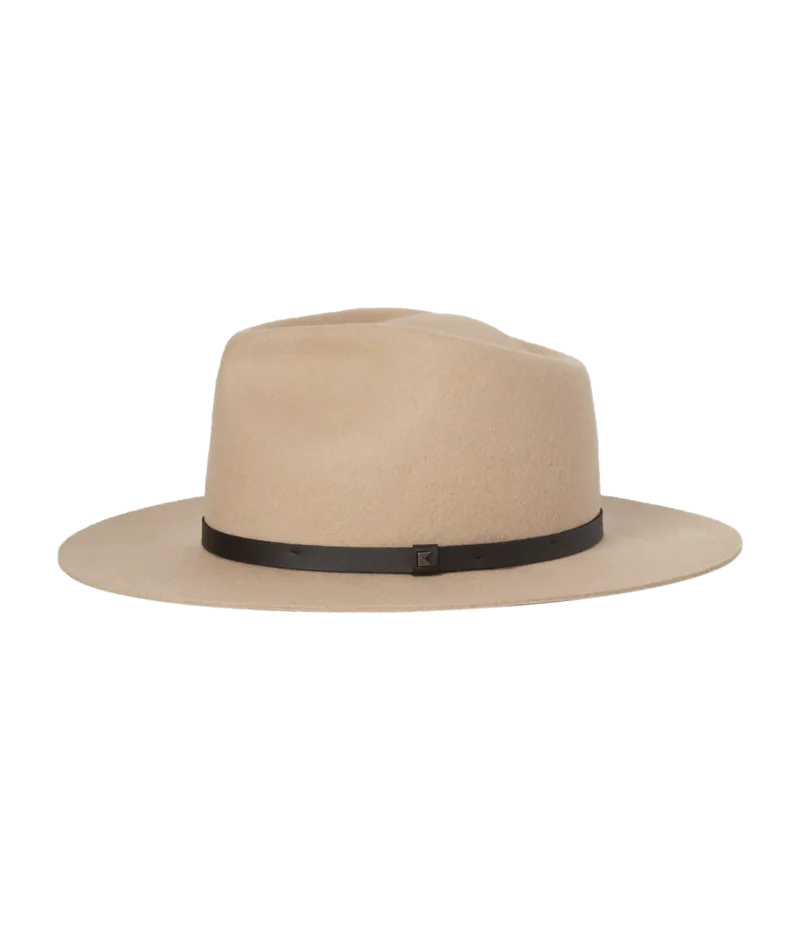 Unisex Wide Brim Fedora - Goodwin-Natural