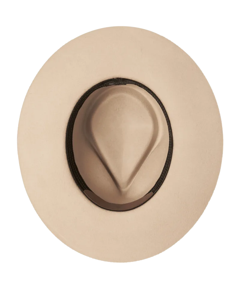 Unisex Wide Brim Fedora - Goodwin-Natural