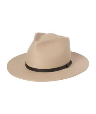 Unisex Wide Brim Fedora - Goodwin-Natural