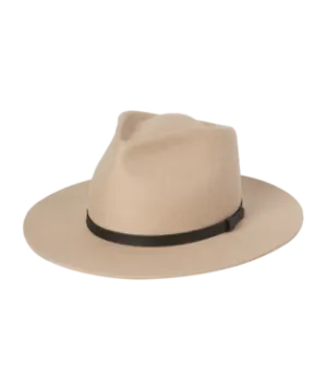 Unisex Wide Brim Fedora - Goodwin-Natural