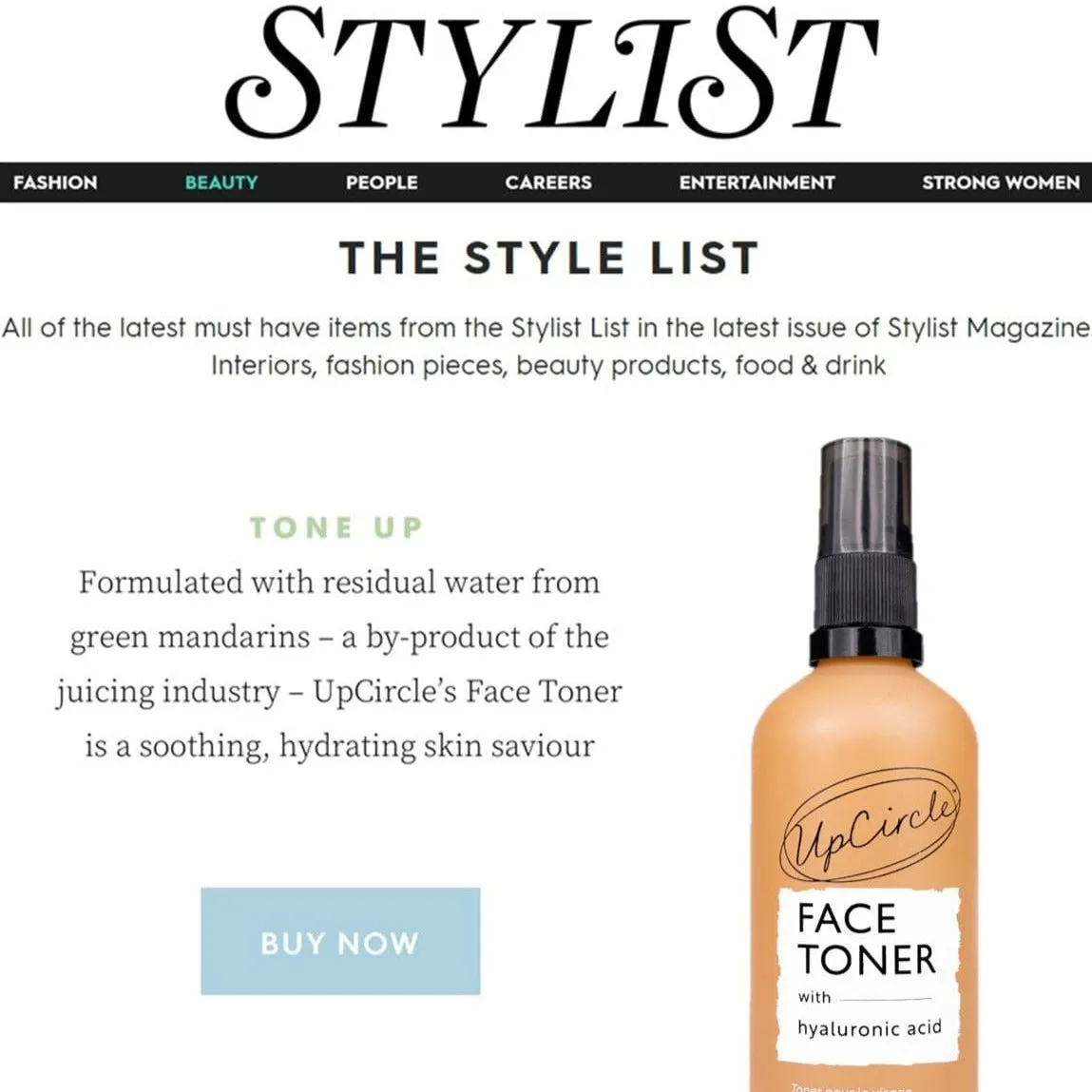 UpCircle Organic Face Toner with Hyaluronic Acid