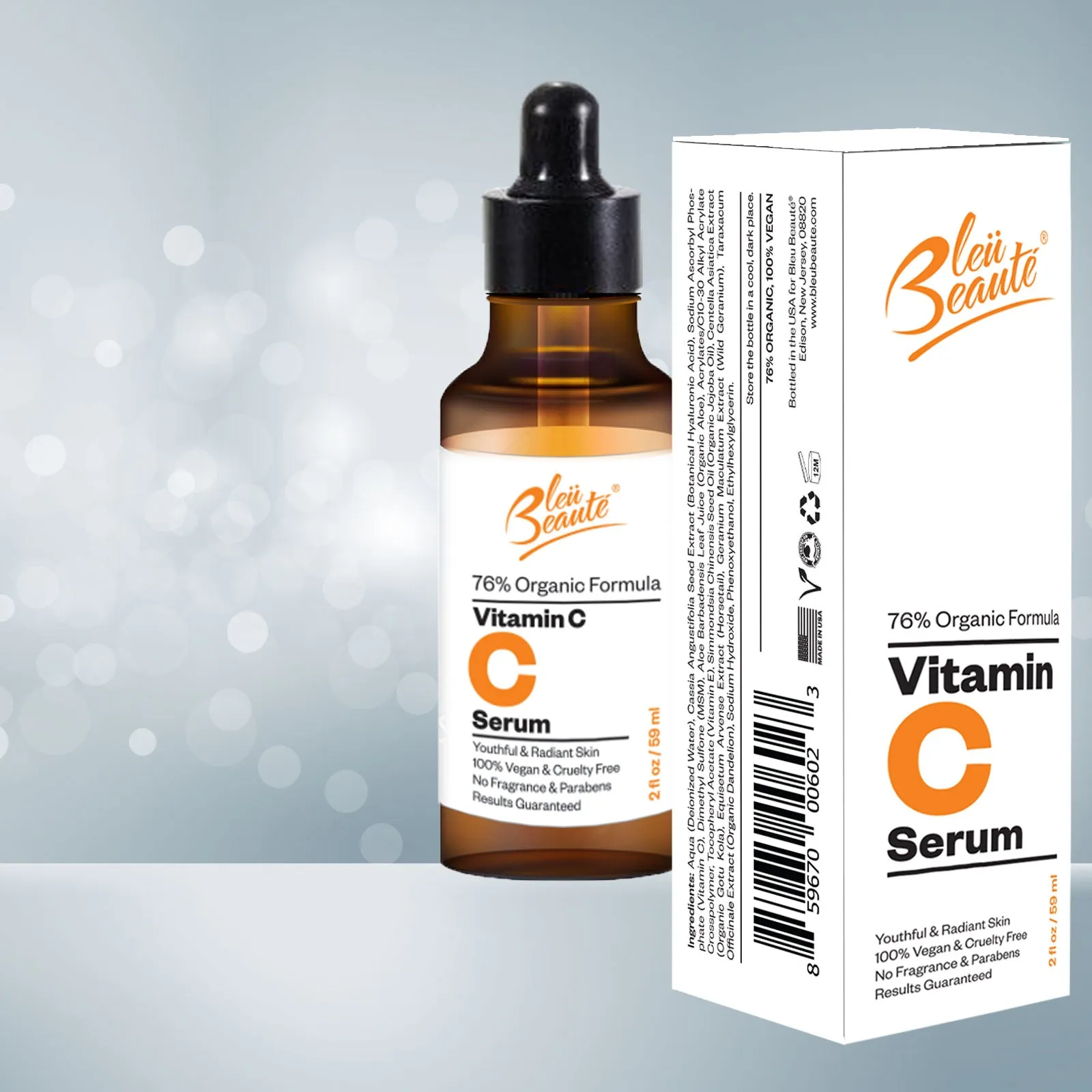 Vitamin C Serum (20%) - High potency anti aging facial serum - sepairs sun damage and spots ( 2 oz)