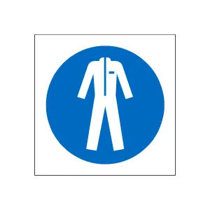 Wear Protective Clothing Symbol Label