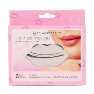 Wholesale Collagen Hydrogel Lip Masks (6-Pack) - Displayer of 12