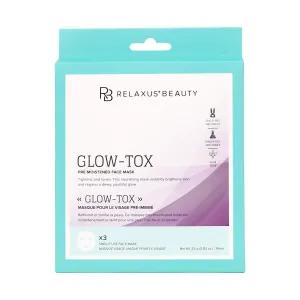 Wholesale Glow Tox Face Masks (3-Pack) - Displayer of 12