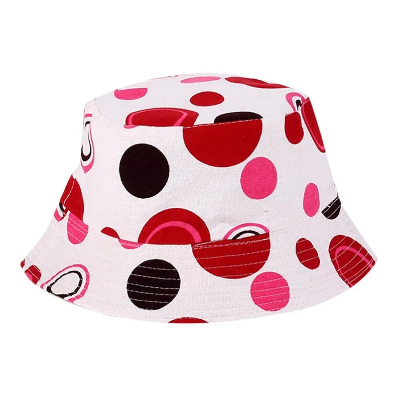 Women's Summer Bucket Hat With Flower Print