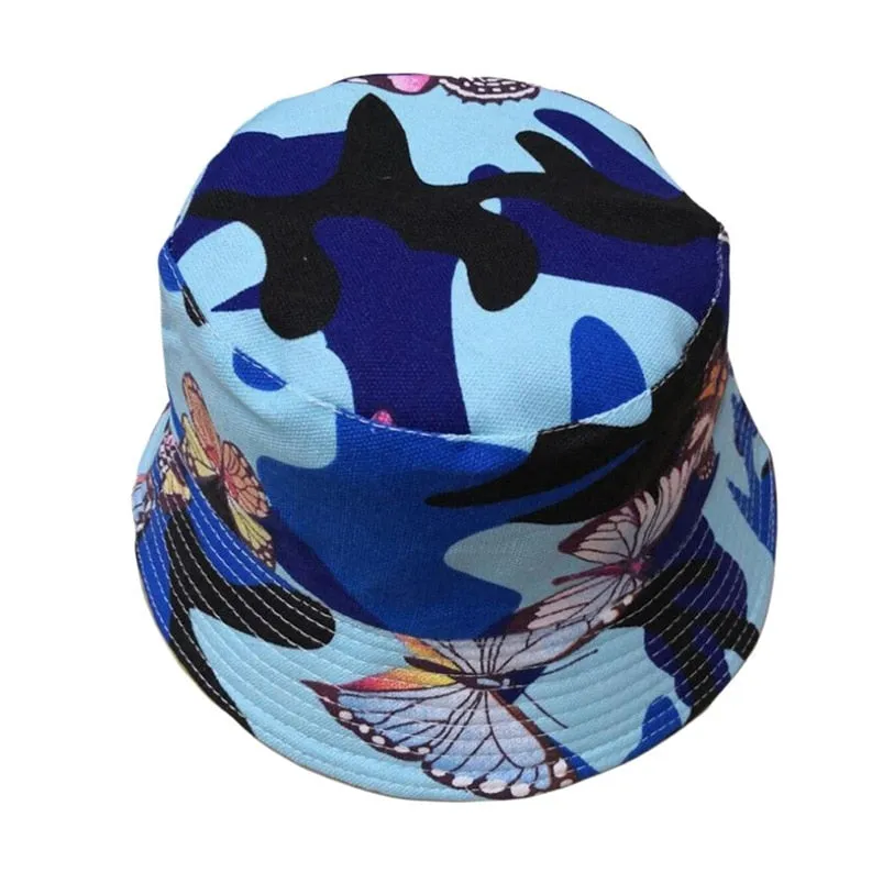 Women's Summer Bucket Hat With Flower Print