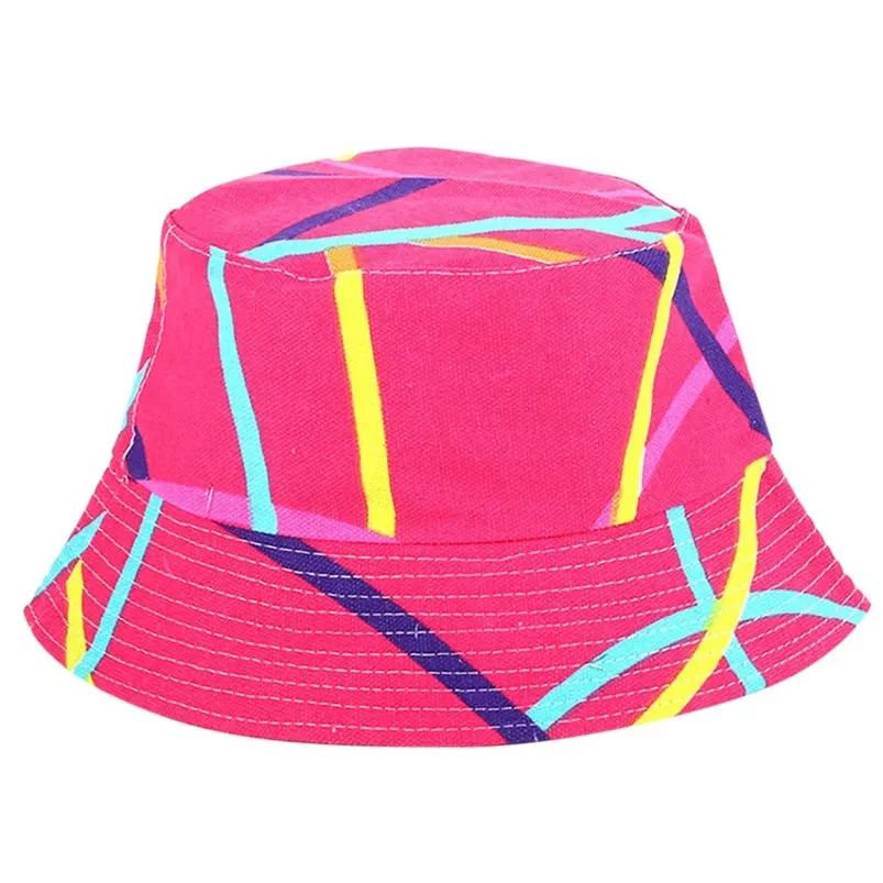 Women's Summer Bucket Hat With Flower Print