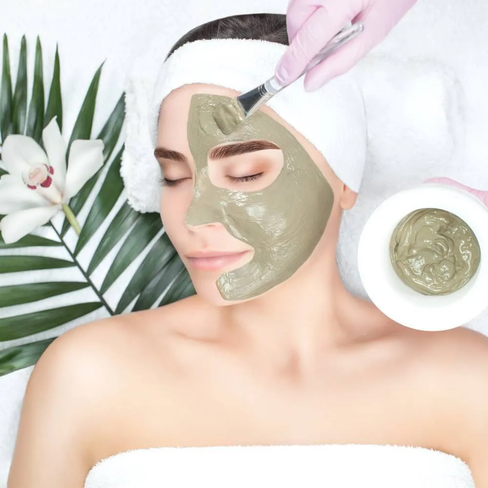 Wood Silicone Facial Brush