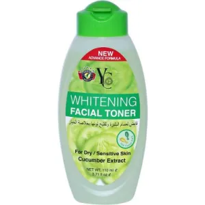 YC Whitening Facial Toner Cucumber Extract Dry/Sensitive Skin 110 ml