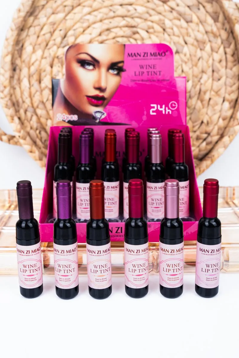 Zenana Wine Lip Tint 24 Piece Display