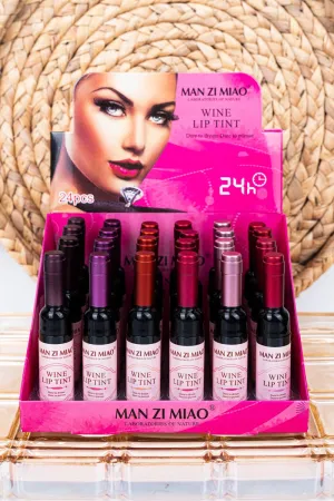 Zenana Wine Lip Tint 24 Piece Display